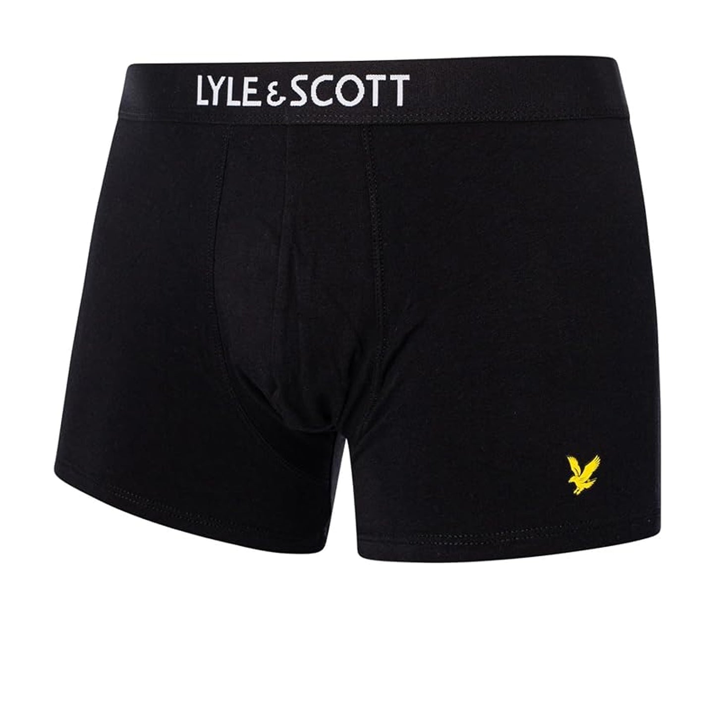 Black-White - Lifestyle - Lyle & Scott Mens Nathan Boxer Shorts (Pack of 3)