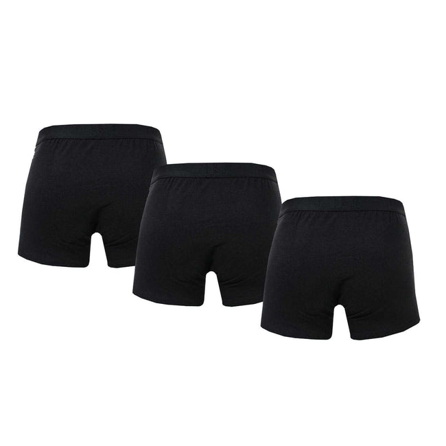 Black-Blue - Back - Lyle & Scott Mens Nathan Boxer Shorts (Pack of 3)