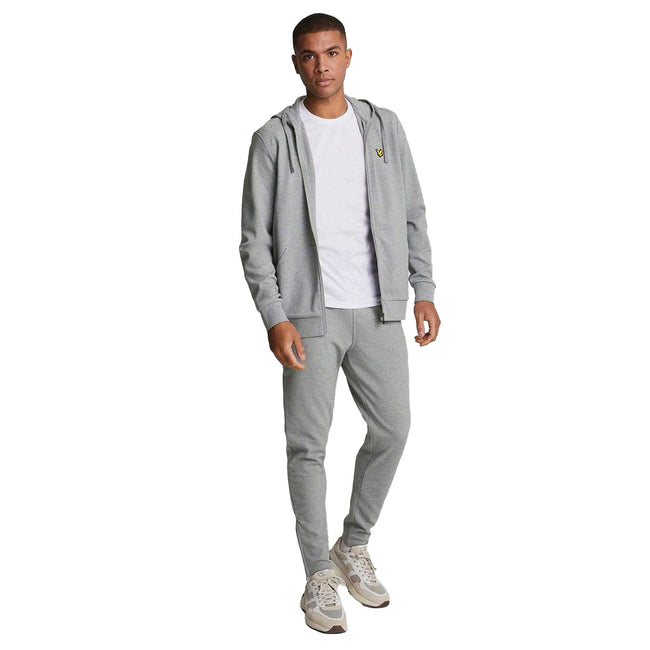 Grey - Lifestyle - Lyle & Scott Mens Fly Fleece Tracksuit Bottoms