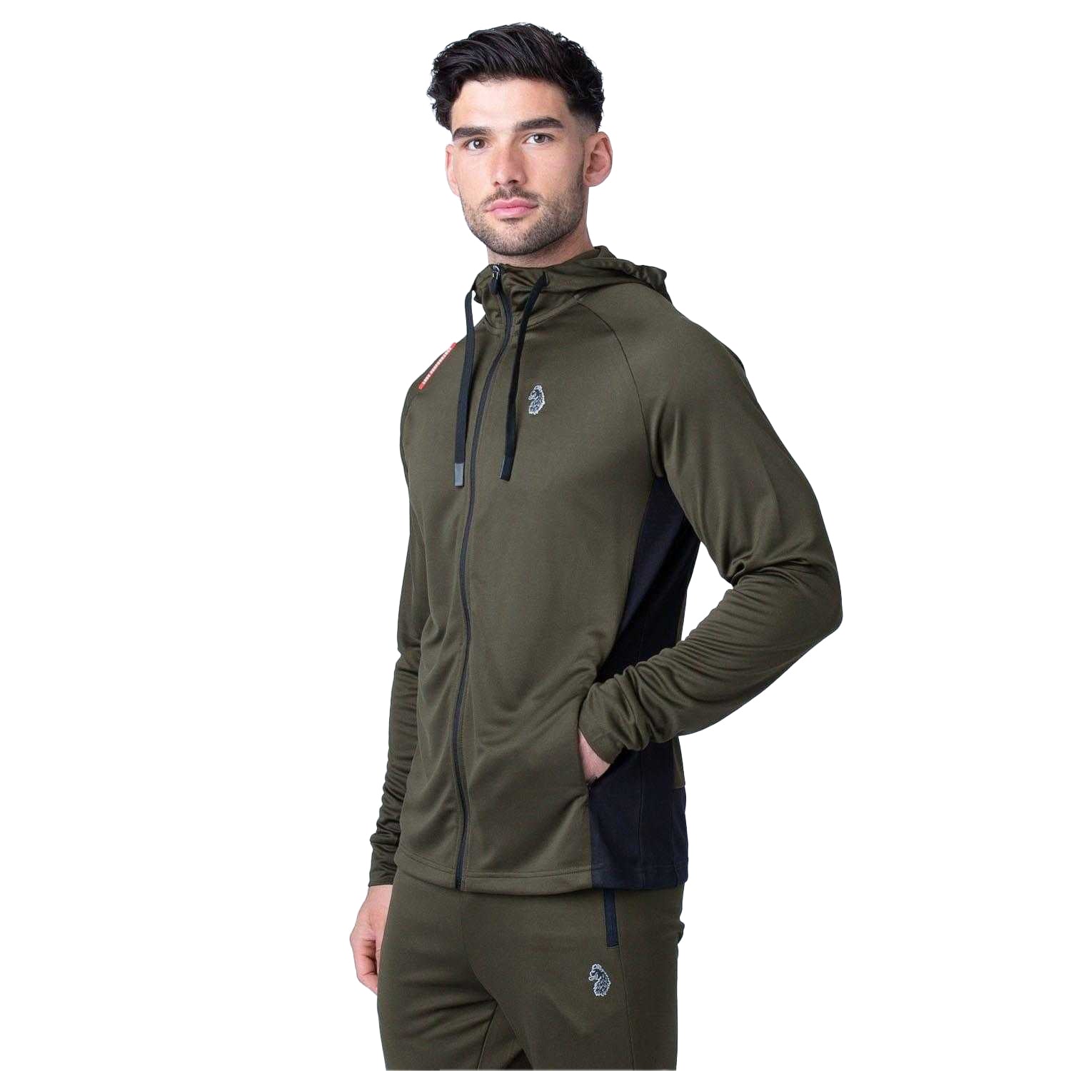 Green - Side - Luke 1977 Mens Key Full Zip Hoodie