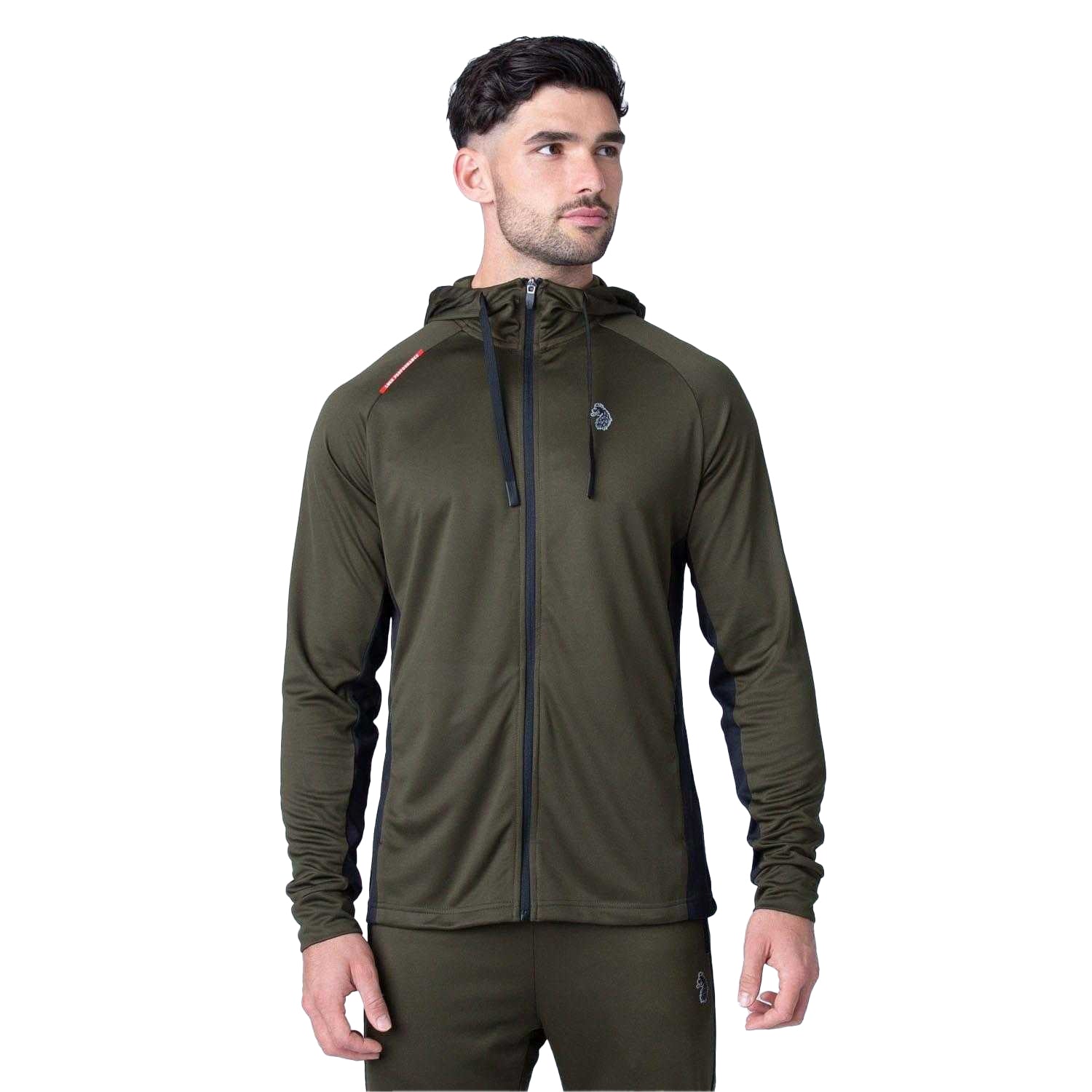 Green - Front - Luke 1977 Mens Key Full Zip Hoodie