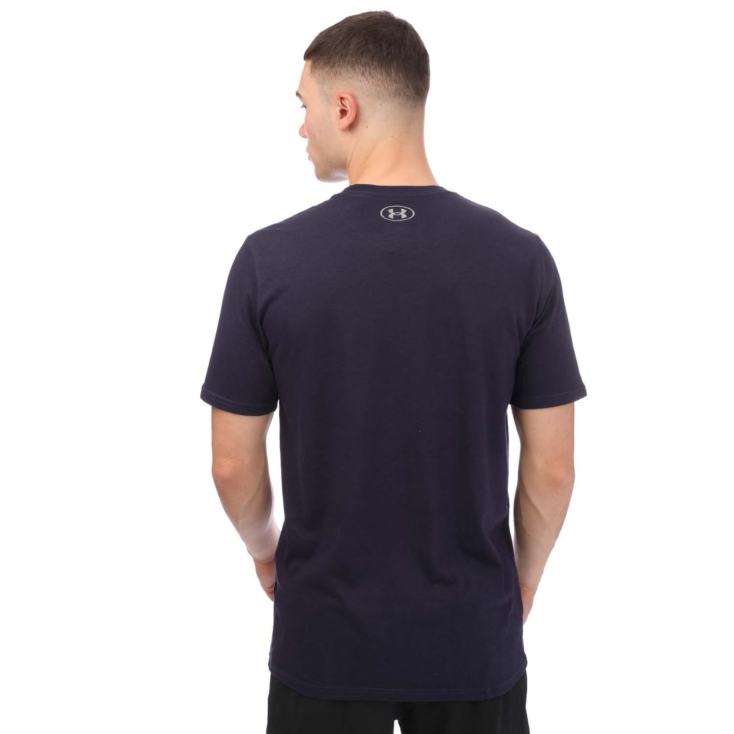 Navy - Back - Under Armour Mens GL Foundation Short-Sleeved T-Shirt