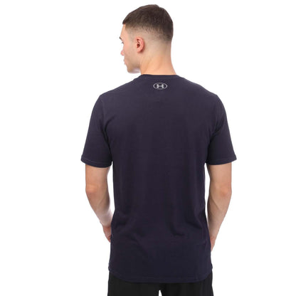 Navy - Back - Under Armour Mens GL Foundation Short-Sleeved T-Shirt