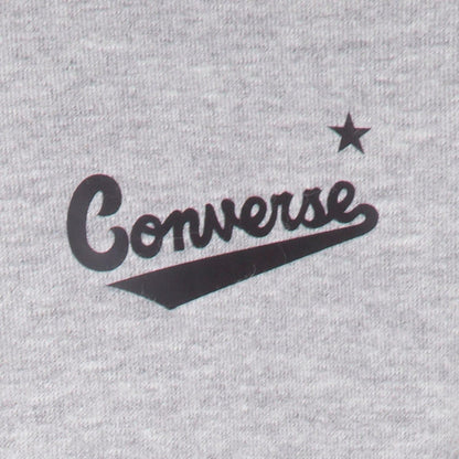 Grey - Side - Converse Childrens-Kids Logo Hoodie & Bottom Set