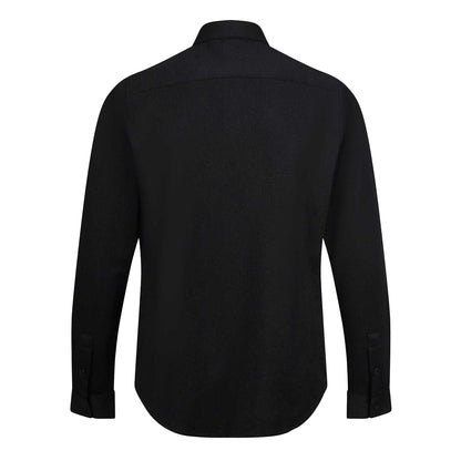 Black - Back - Luke 1977 Mens Bar Fly Patch Pocket Overshirt