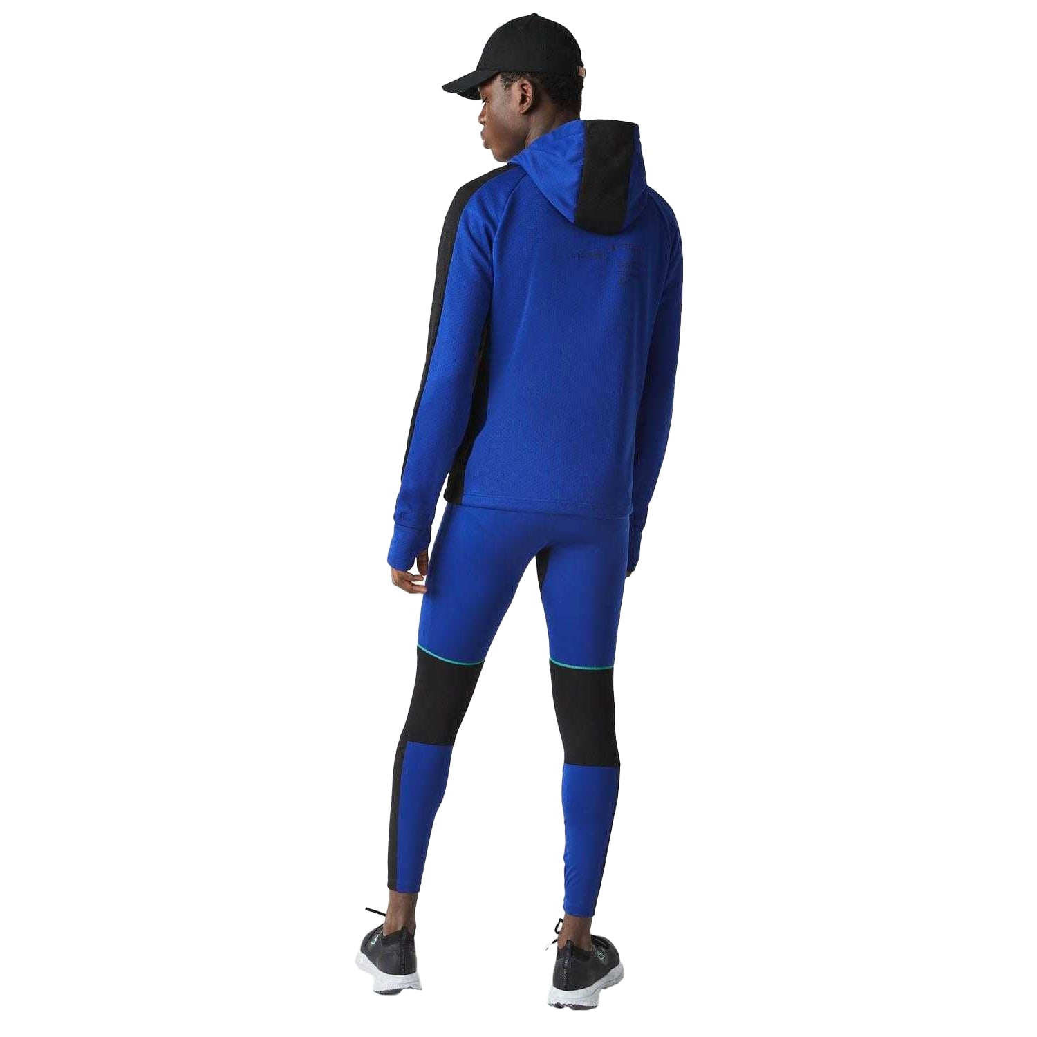 Blue - Back - Lacoste Mens Sport Leggings
