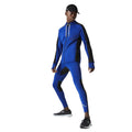 Blue - Close up - Lacoste Mens Sport Leggings
