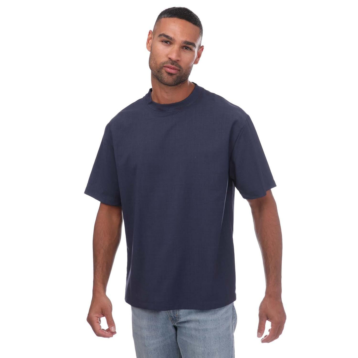 Denim - Front - Armani Mens Denim Shirt