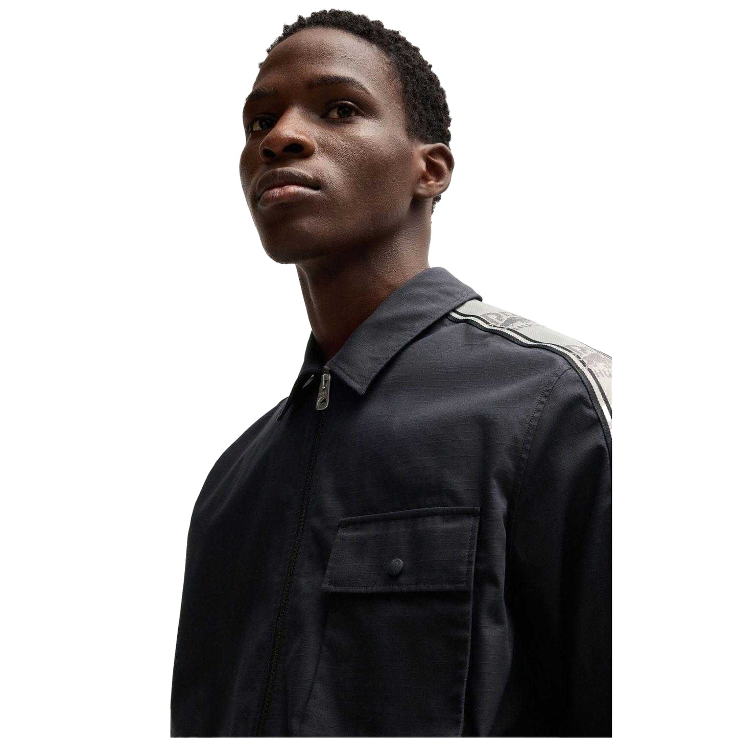 Black - Lifestyle - Boss Mens Emmond Racing Bulls Overshirt