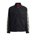 Black - Front - Boss Mens Emmond Racing Bulls Overshirt