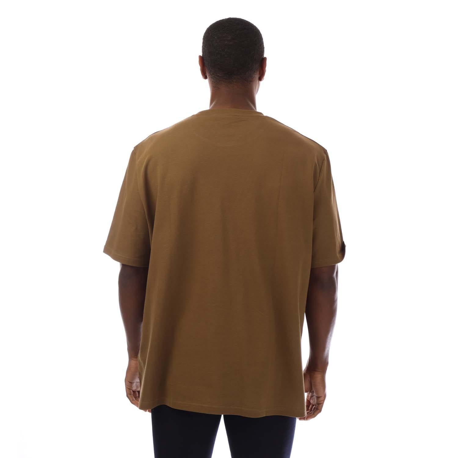 Brown - Back - Lyle & Scott Mens Pique T-Shirt