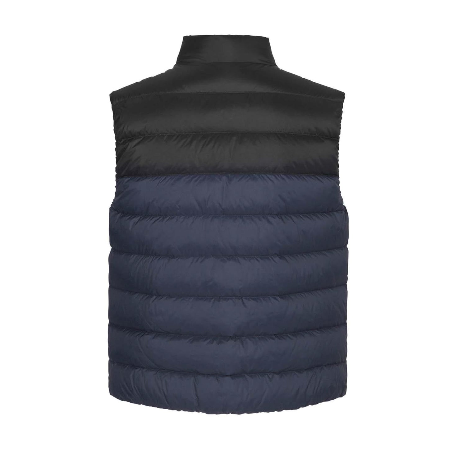 Navy - Back - Jott Mens Thomas Two Tone Winter Gilet