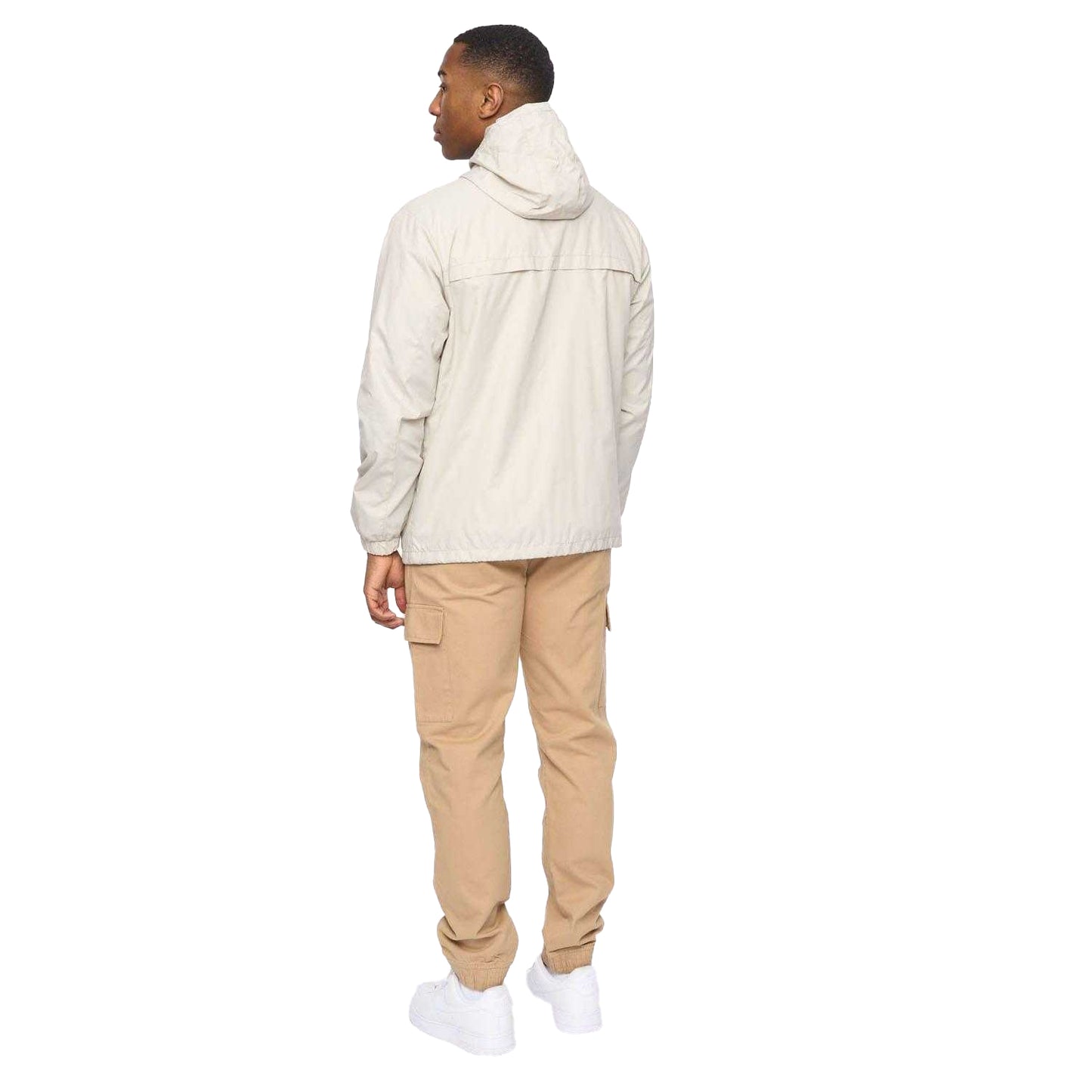 Stone - Back - Crosshatch Mens Utilate Jacket