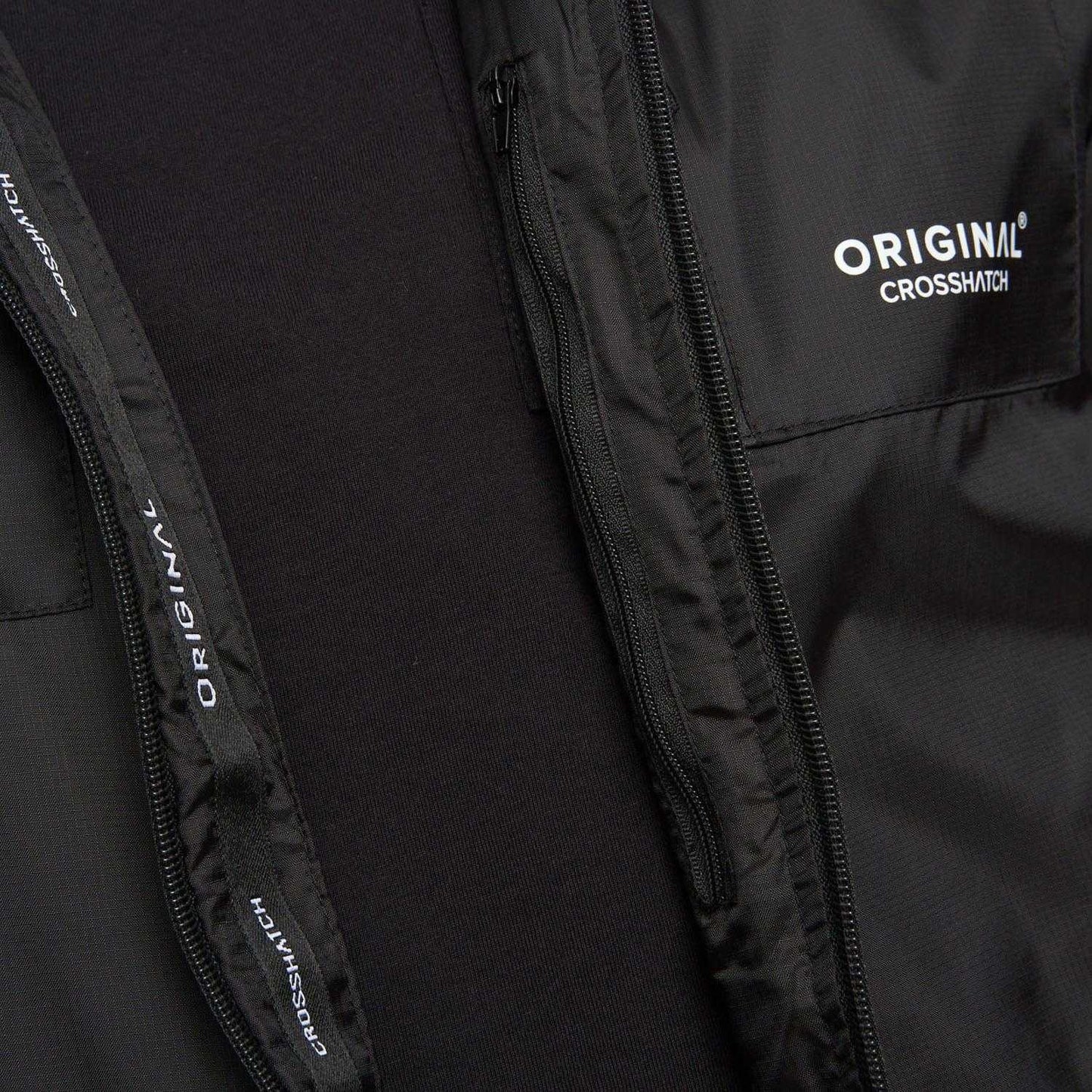 Black - Lifestyle - Crosshatch Mens Utilate Jacket