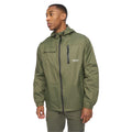 Green - Front - Crosshatch Mens Utilate Jacket