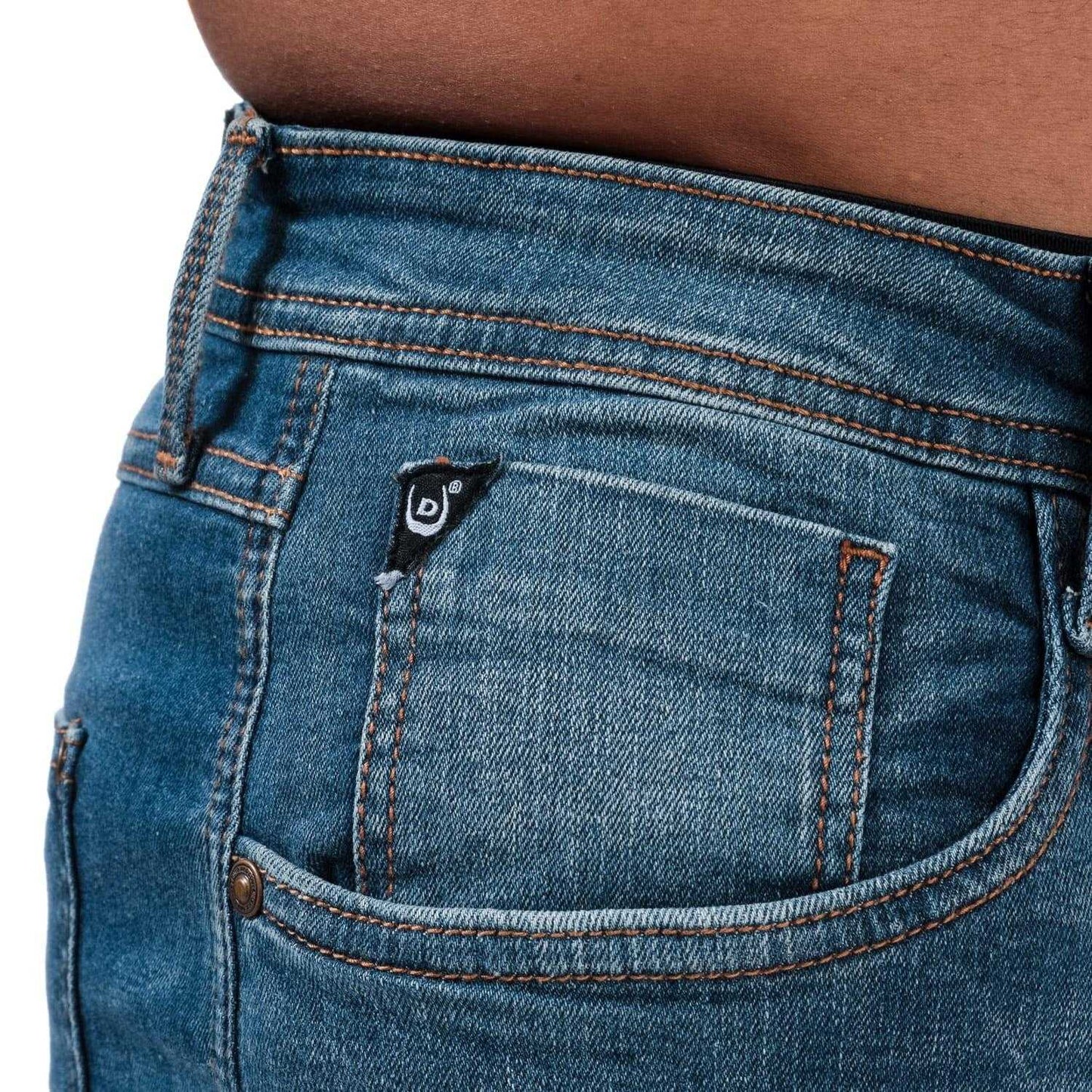 Denim - Pack Shot - Duck and Cover Mens Maylead Slim Jeans