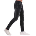 Black - Side - Duck and Cover Mens Maylead Slim Jeans