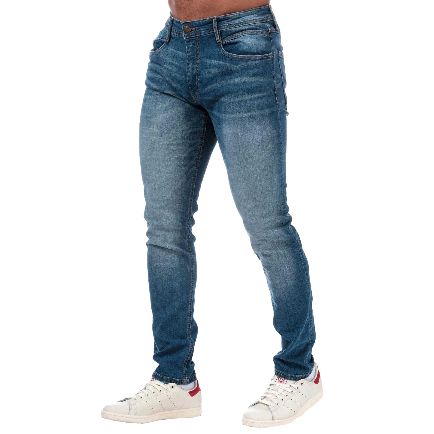 Denim - Front - Duck and Cover Mens Maylead Slim Jeans