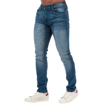 Denim - Front - Duck and Cover Mens Maylead Slim Jeans