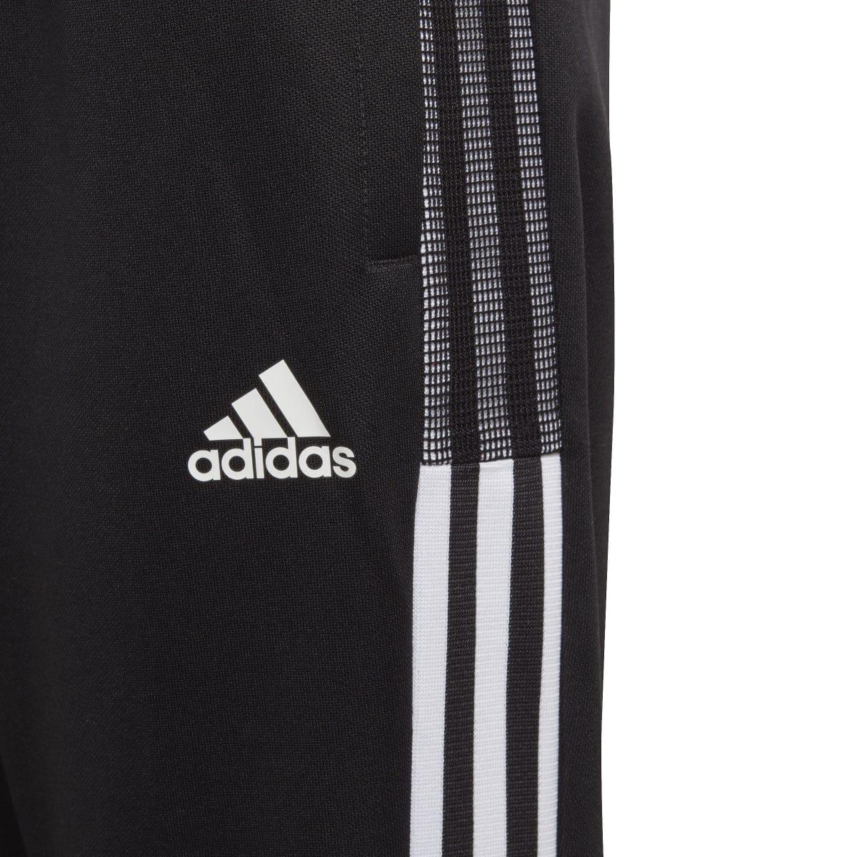 Black - Side - Adidas Childrens-Kids Tiro 21 Jogging Bottoms