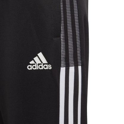 Black - Side - Adidas Childrens-Kids Tiro 21 Jogging Bottoms