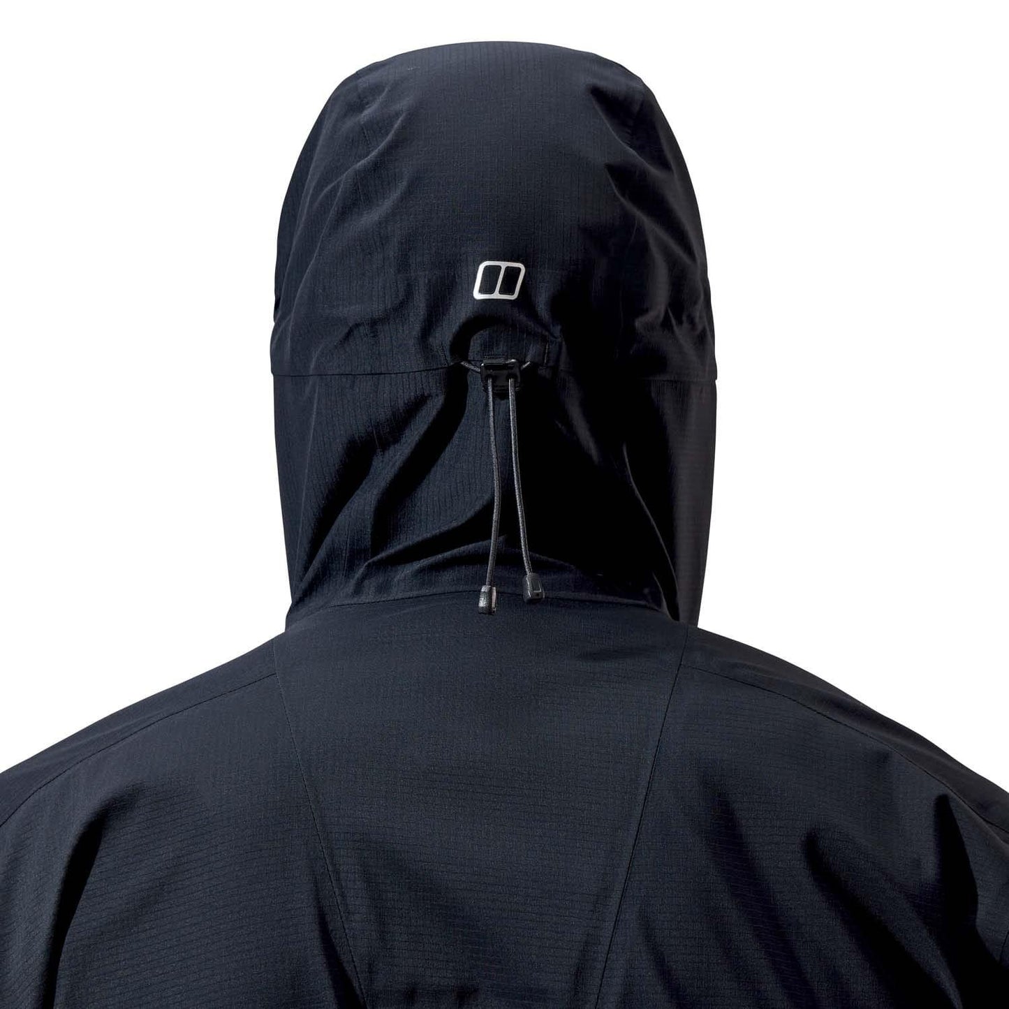 Black - Close up - Berghaus Mens Truda Flex Waterproof Jacket