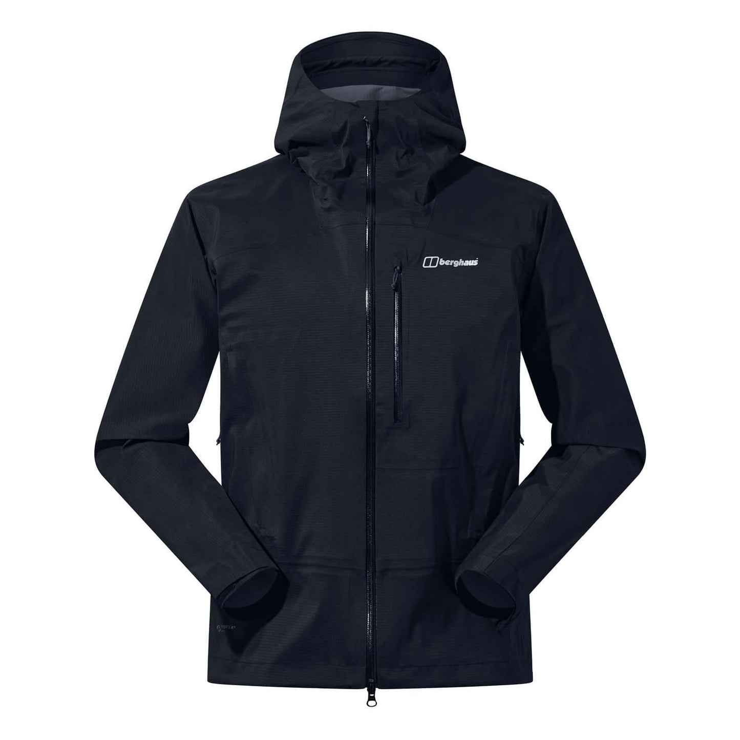 Black - Front - Berghaus Mens Truda Flex Waterproof Jacket