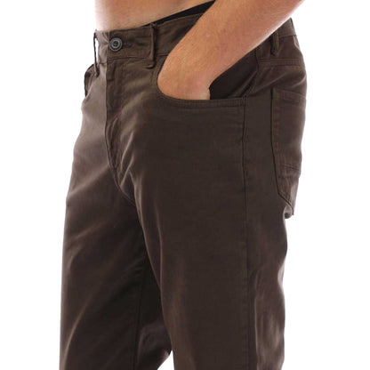 Green - Side - Lyle & Scott Mens 5 Pockets Chinos