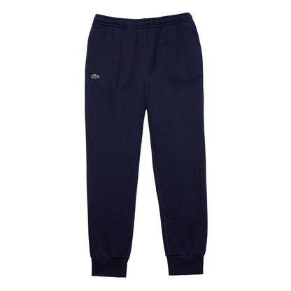 Navy - Front - Lacoste Mens Fleece Sports Tennis Jogging Bottoms