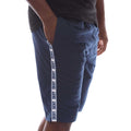 Navy-White - Side - DKNY Mens Sea Dogs Lounge Shorts