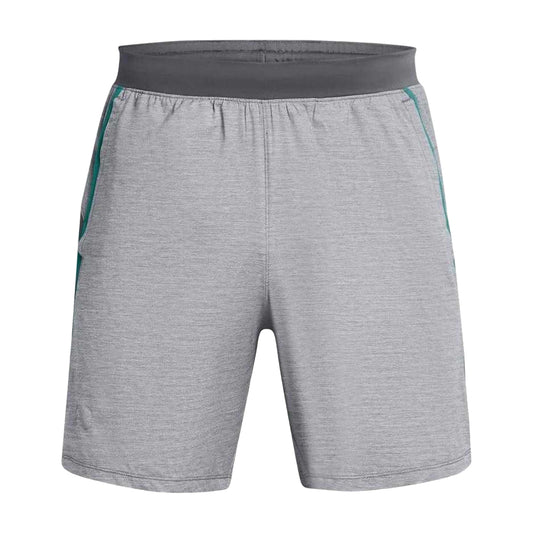 Grey - Front - Under Armour Mens Launch Shorts
