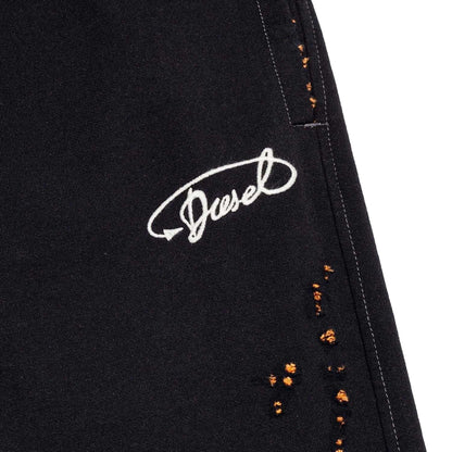 Black - Side - Diesel Mens P-Marky-Pock Trousers