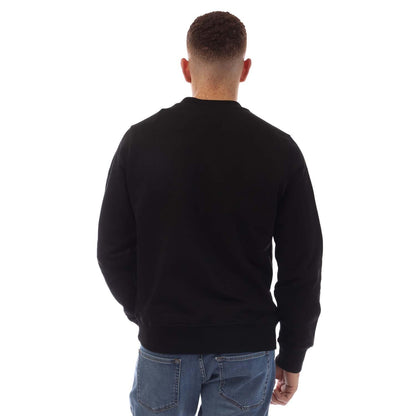 Black - Back - Diesel Mens S-Ginn-N Sweatshirt