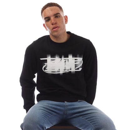 Black - Pack Shot - Diesel Mens S-Ginn-N Sweatshirt