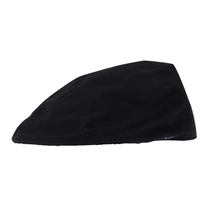 Black - Side - Boss Mens Stefaan Flat Cap