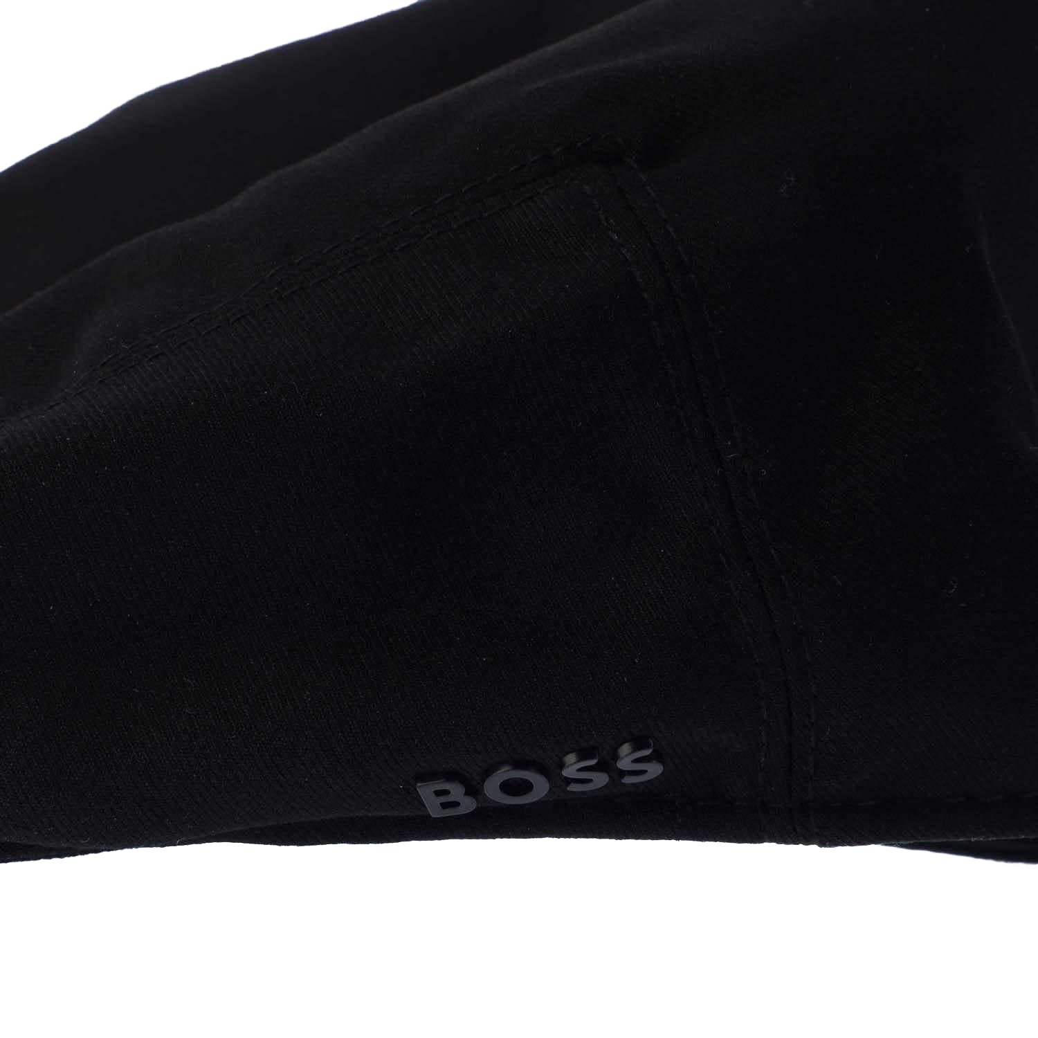 Black - Lifestyle - Boss Mens Stefaan Flat Cap