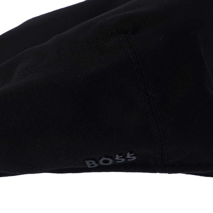 Black - Lifestyle - Boss Mens Stefaan Flat Cap