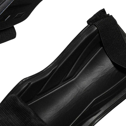 Black - Side - Adidas Childrens-Kids Tiro Match Shin & Ankle Guards