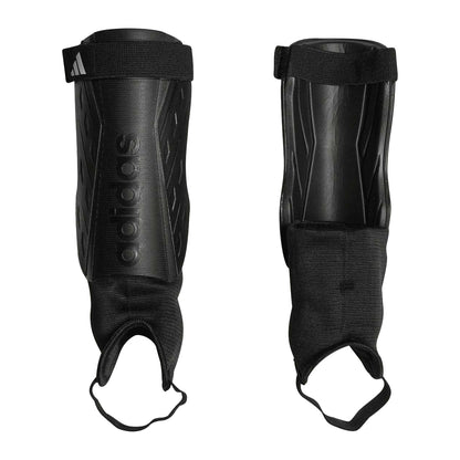 Black - Front - Adidas Childrens-Kids Tiro Match Shin & Ankle Guards