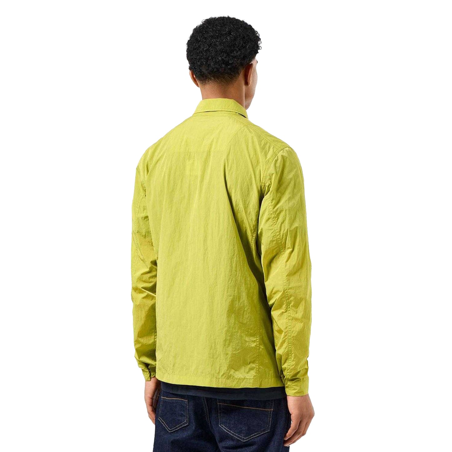 Lime - Back - Weekend Offender Mens Nicky Eyes Service Overshirt