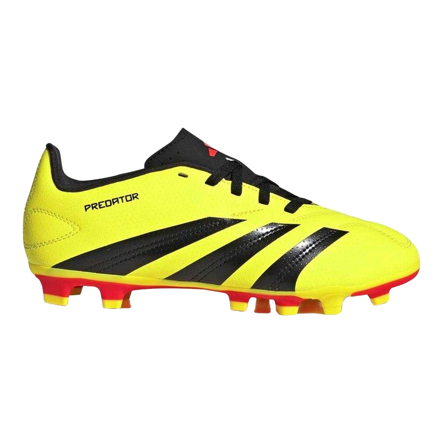 Yellow-Black - Lifestyle - Adidas Childrens-Kids Predator Club Flexible Ground Football Boots
