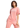 Pink - Side - Puma Womens-Ladies Class Relaxed Fit T-Shirt