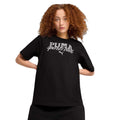 Black - Side - Puma Womens-Ladies Class Relaxed Fit T-Shirt