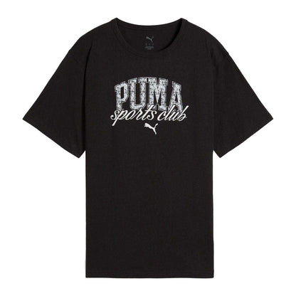 Black - Front - Puma Womens-Ladies Class Relaxed Fit T-Shirt