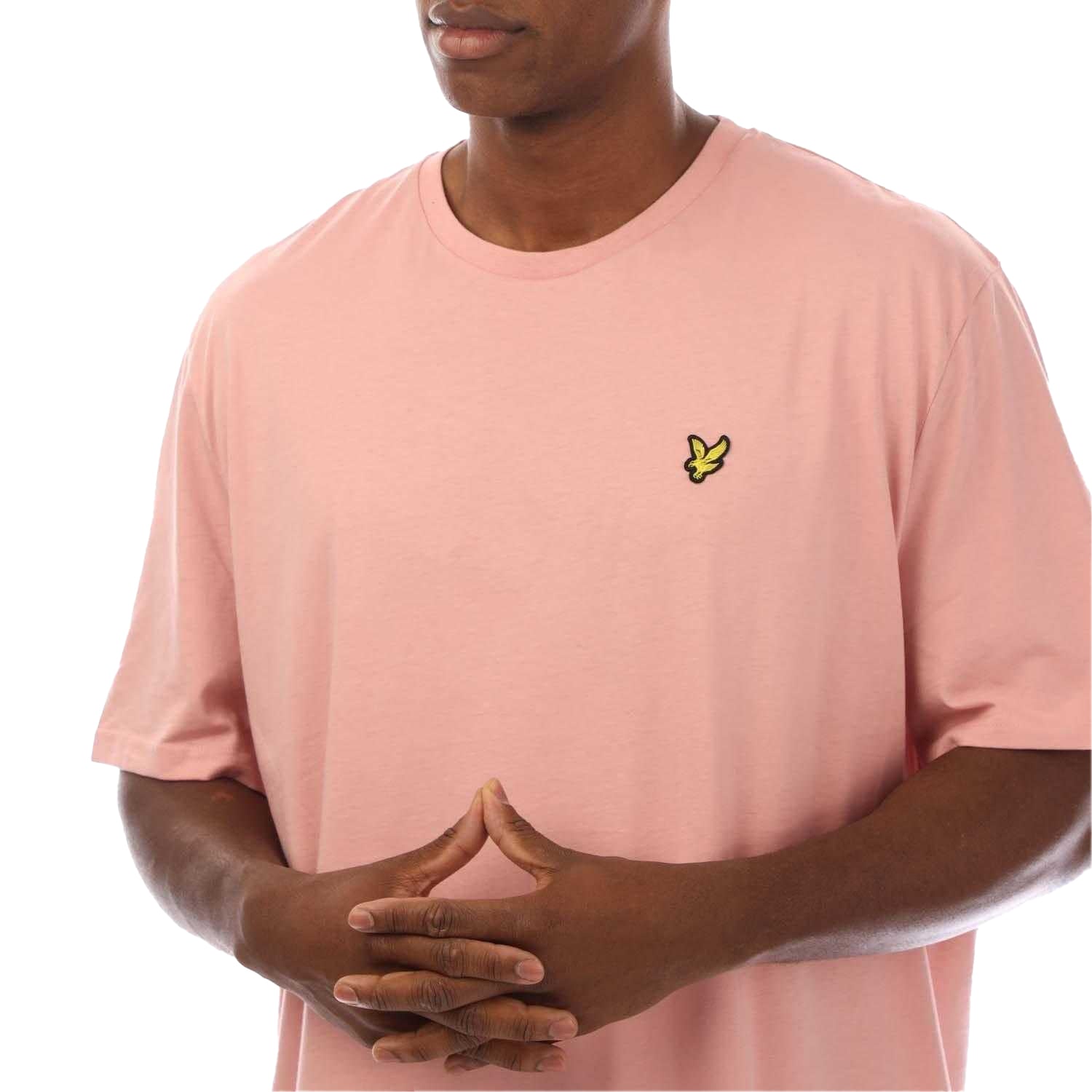 Pink - Lifestyle - Lyle & Scott Mens Plain T-Shirt