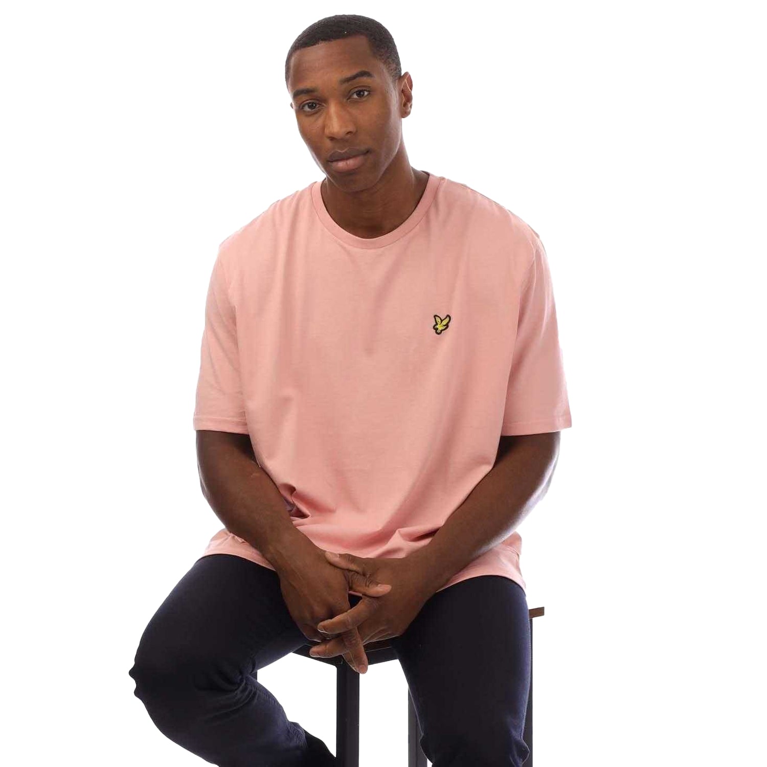 Pink - Pack Shot - Lyle & Scott Mens Plain T-Shirt
