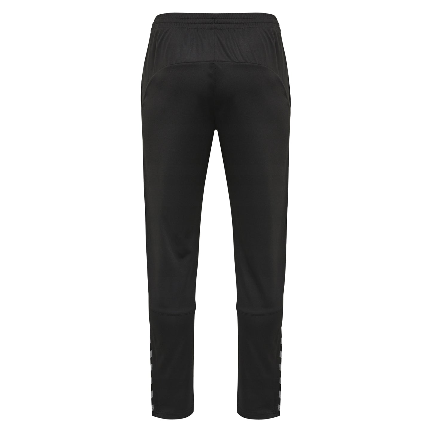 Black-White - Back - Hummel Mens Authentic Polyester Jogging Bottoms