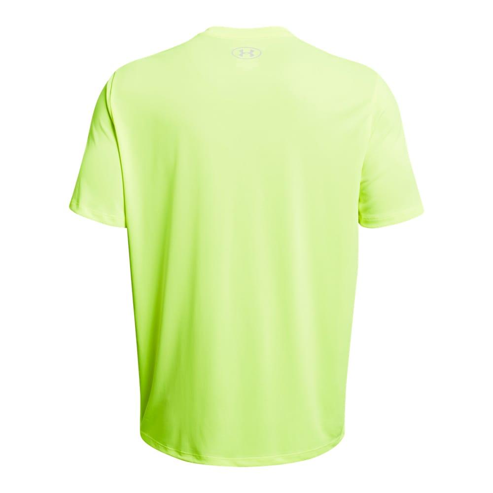 Yellow - Back - Under Armour Mens Tech Reflective Technical T-Shirt