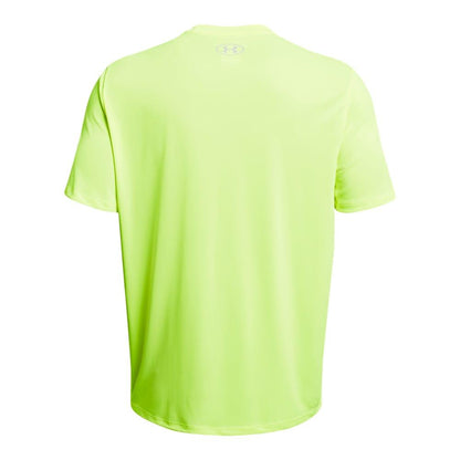 Yellow - Back - Under Armour Mens Tech Reflective Technical T-Shirt