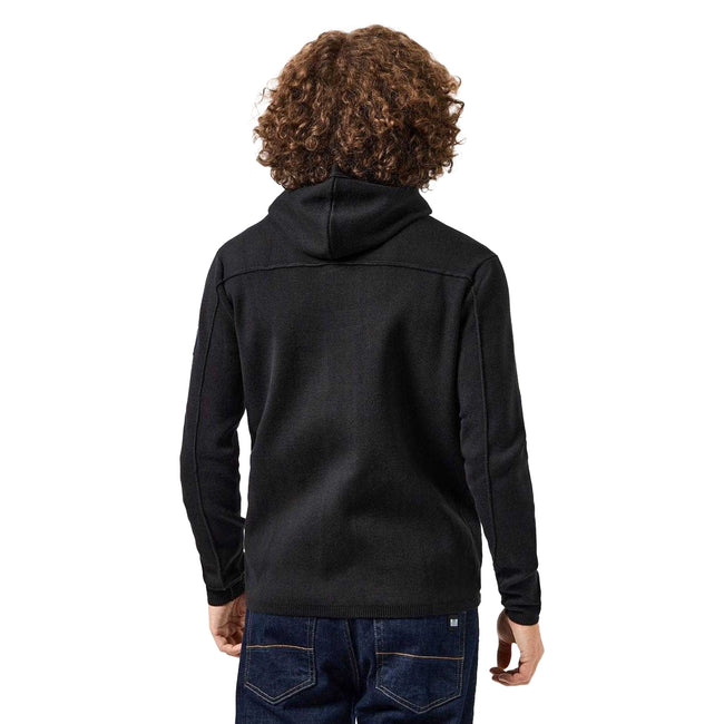 Black - Back - Weekend Offender Mens Enzo Full Zip Hoodie